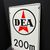 Dea 200 Meter - Tankstellen-Hinweisschild (Um 1960)