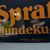 Spratts Spatt´s Hundekuchen Emailschild 98 x 64 cm - Lindenstaedt - D um 1915