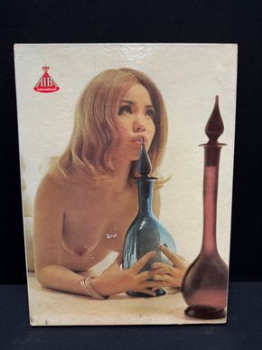 HB international (Haus Bergmann Zigaretten / Britisch American Tabacco) Erotische Werbung von großer Seltenheit (ca. 1975) Motiv 6