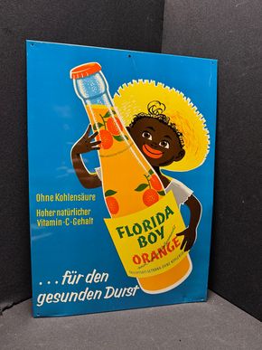 Florida Boy Orange - Blechschild 48 x 34 cm - D um 1955