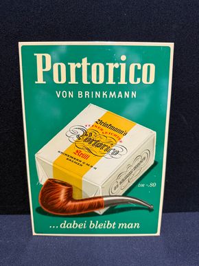 Portorico Pfeifentabak der Marke Martin Brinkmann (Um 1955)