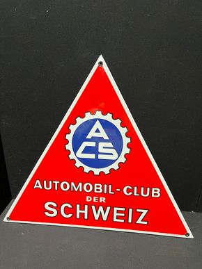 Automobil - Club der Schweiz (50er Jahre Emailleschild)