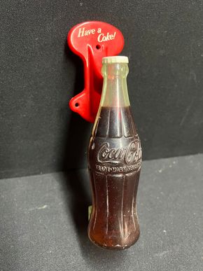 Coca Cola Kunststoff-Türgriff aus der Zeit um 1960